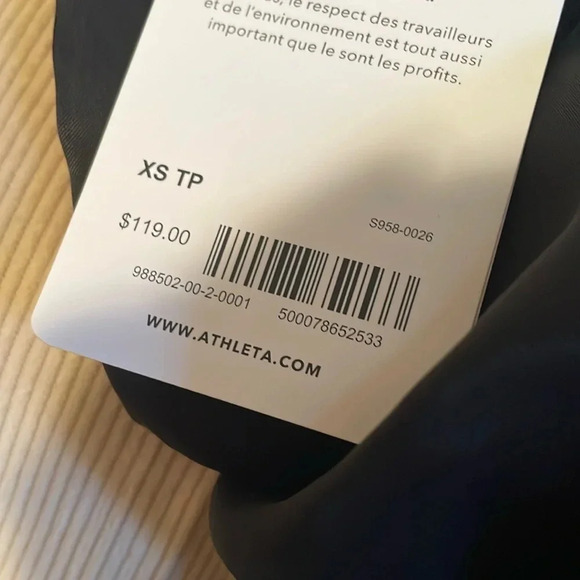 Athleta black calm cool sleep Romper Lounge pajama size XS New - Picture 2 of 15